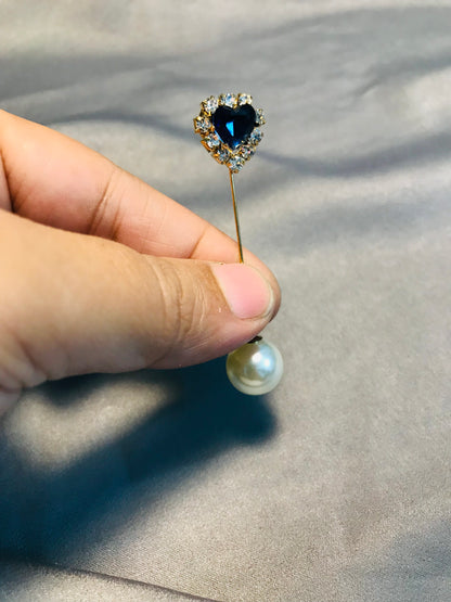 Hijab pearl/stone pin 06