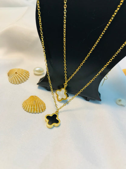 Clovar Ss Black & White  pendant-01