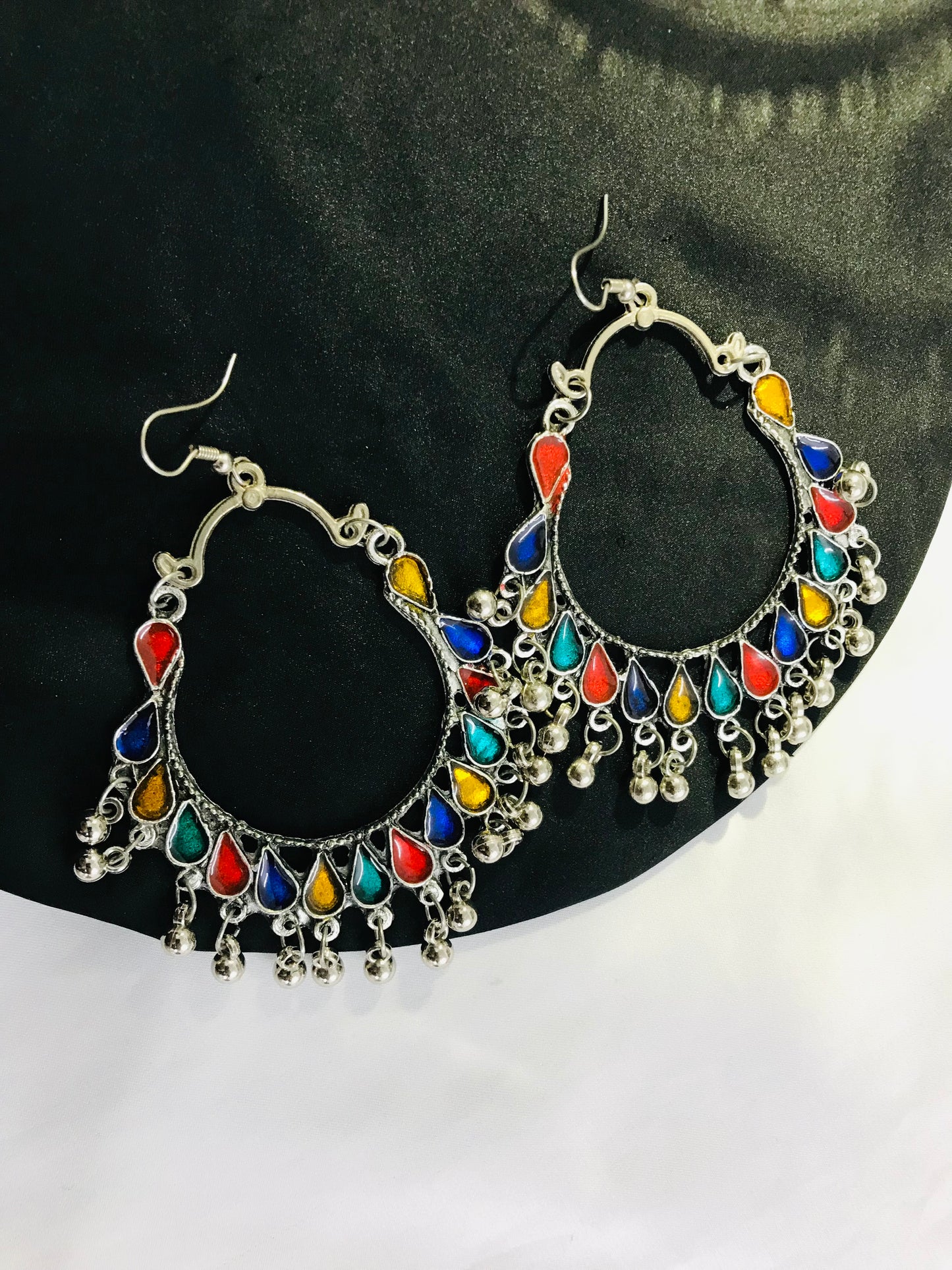Antique multi jhumka 02
