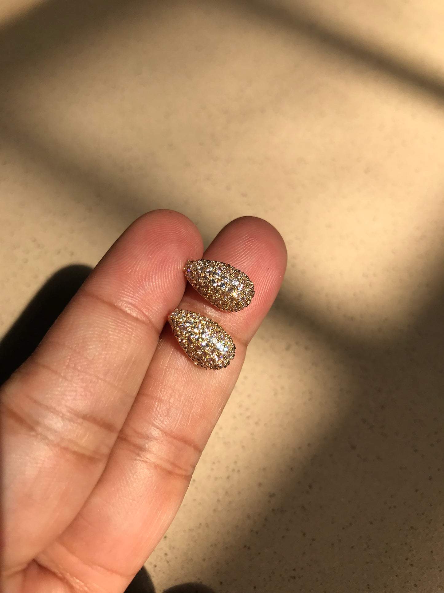 Tiny Petal drop Earring