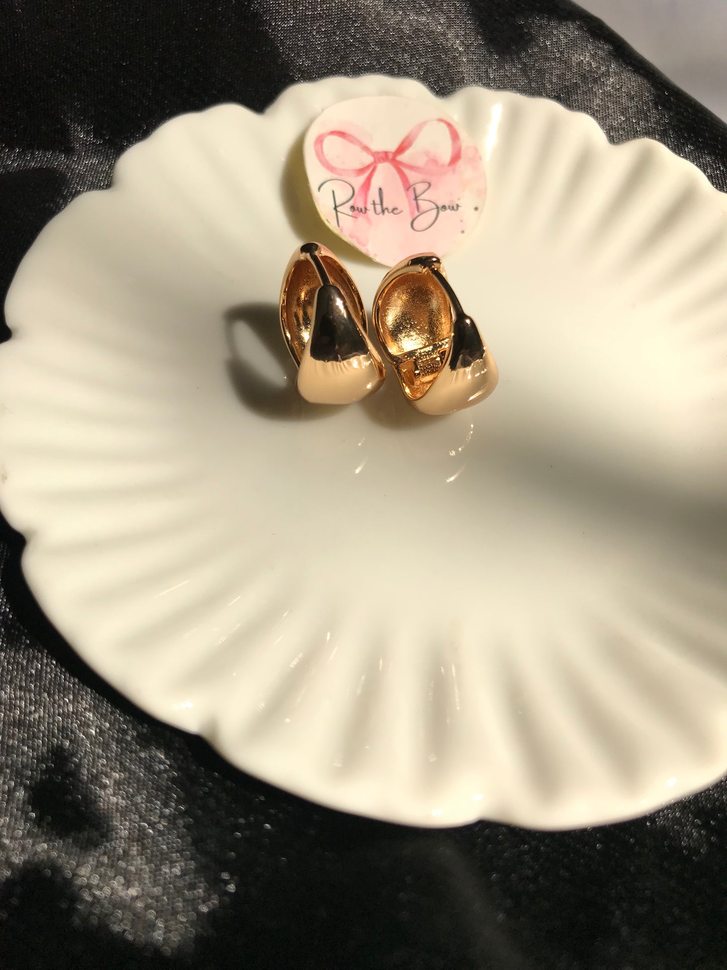 Metallic Button Hoop