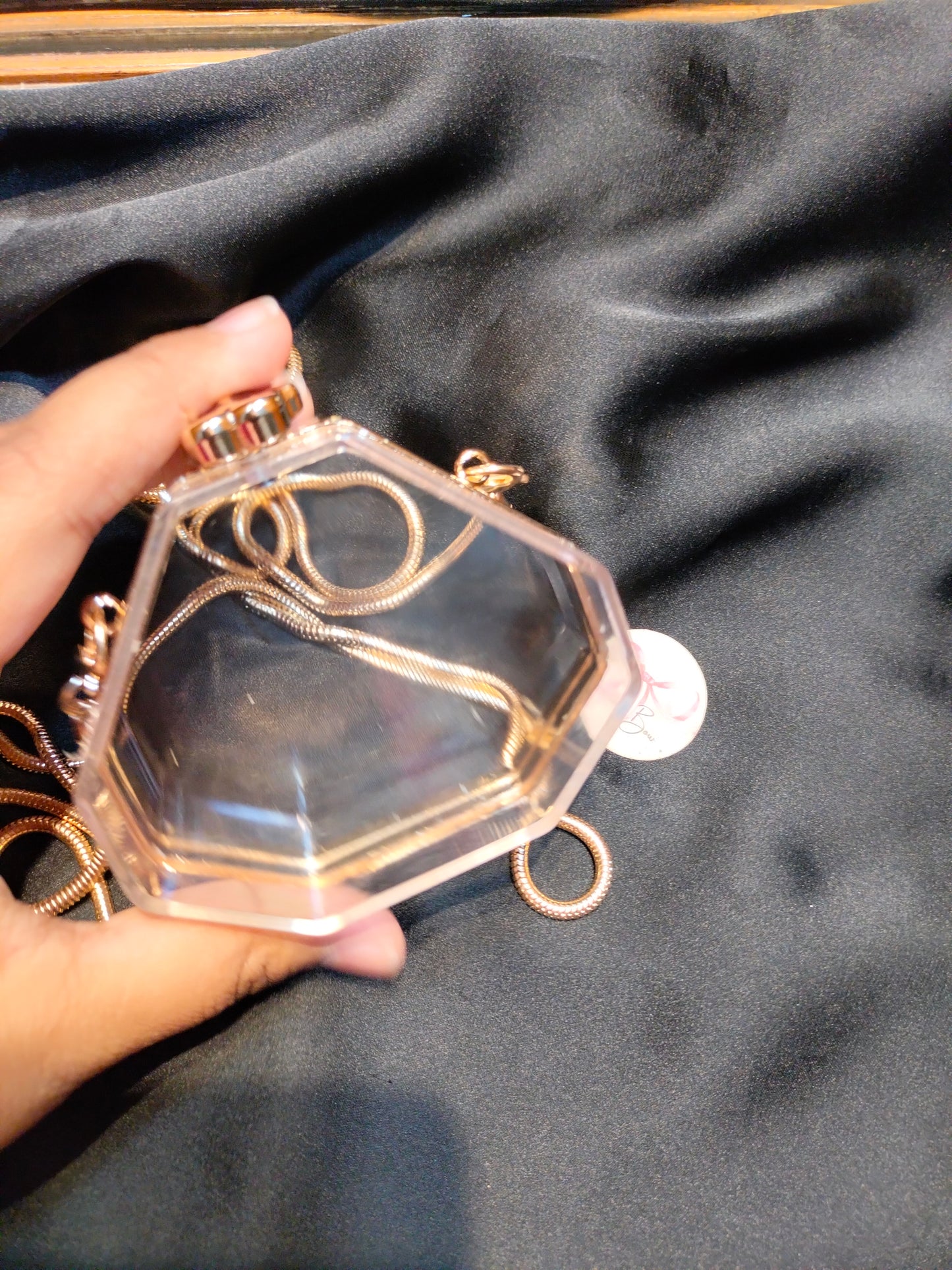 Transparent Glass Clutch