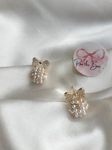 Kitty Bow earring