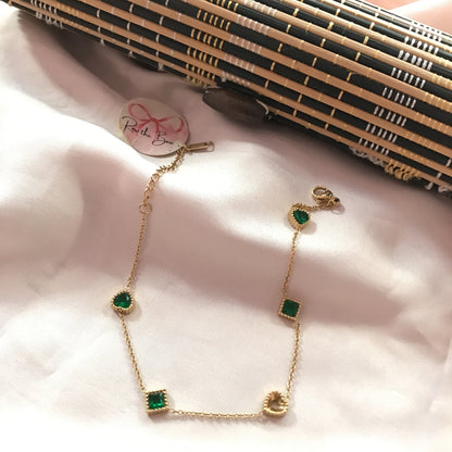 Green Stony Bracelet