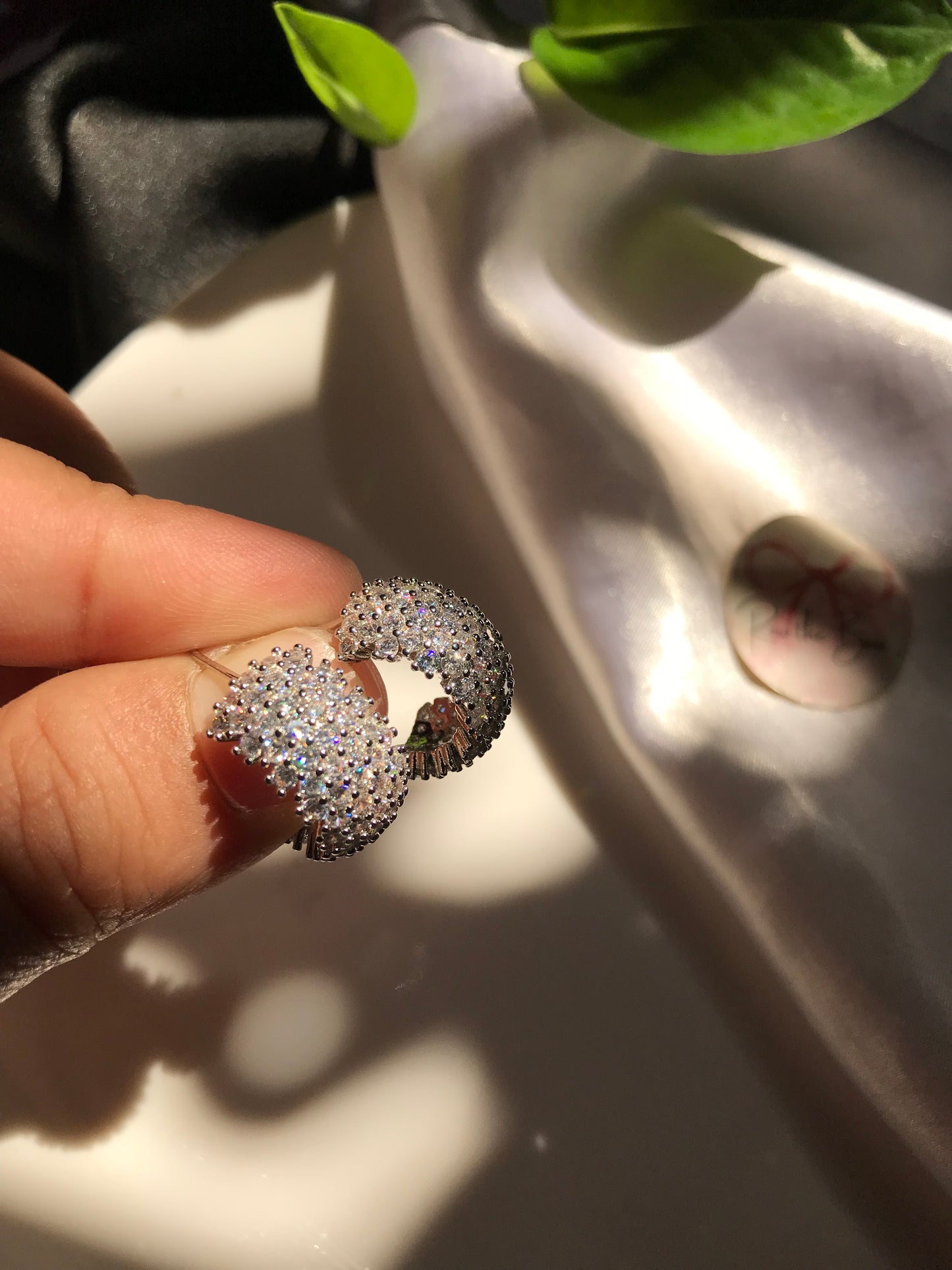 Stony Half Circle Silver