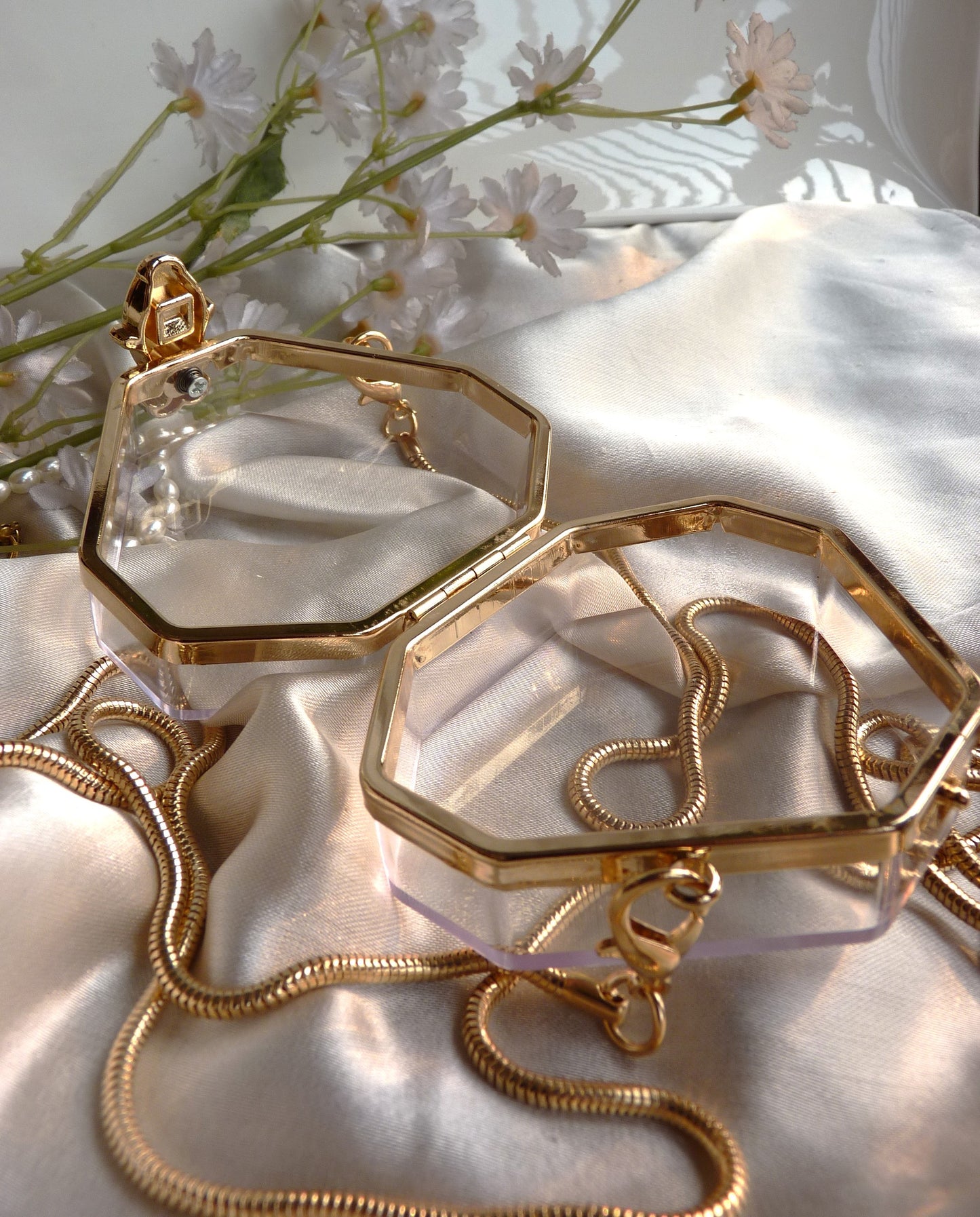 Transparent Glass Clutch