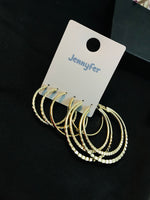 Load image into Gallery viewer, 3 pair Hoop Set-09
