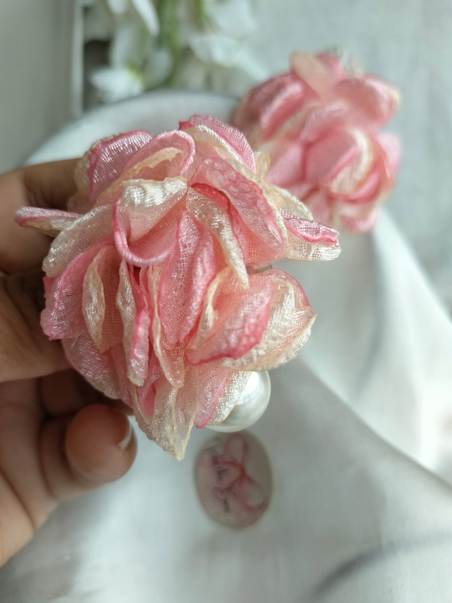 Pinkish Floral Earring