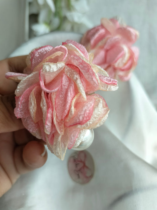 Pinkish Floral Earring