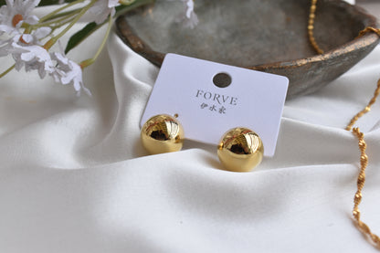 Ball stud Metallic golden