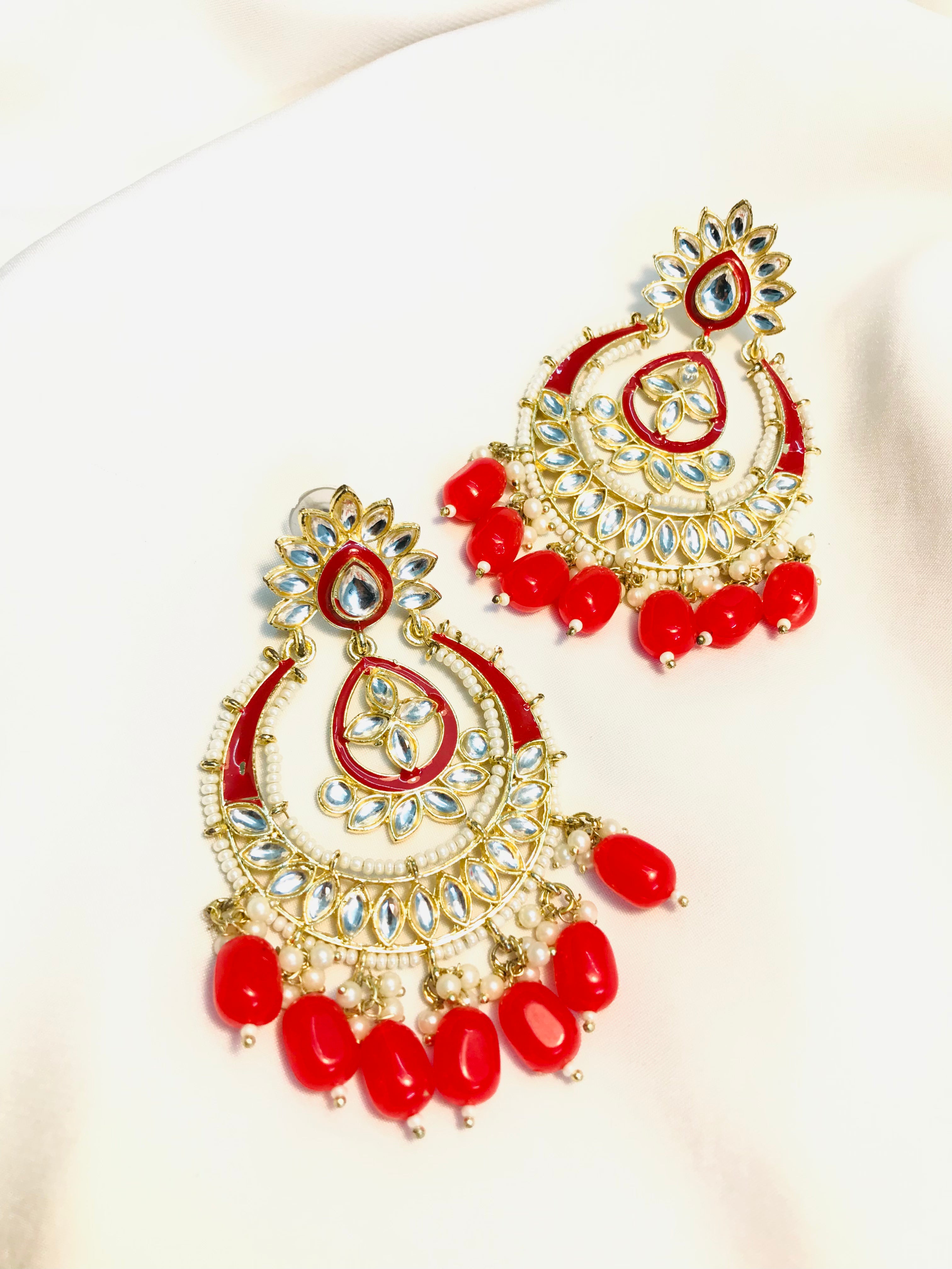 Red Jhumka