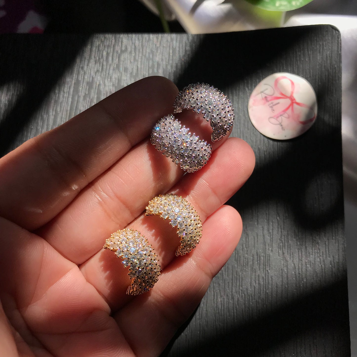 Stony Half Circle Silver