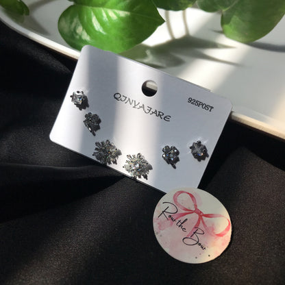 Stud Set-001(silver )