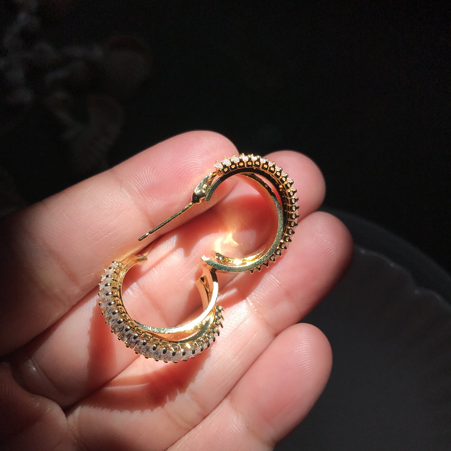 Double circle Earring