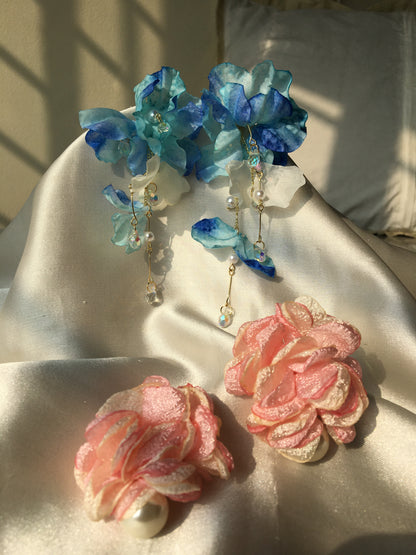 Pinkish Floral Earring