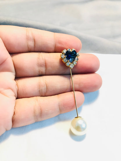 Hijab pearl/stone pin 06