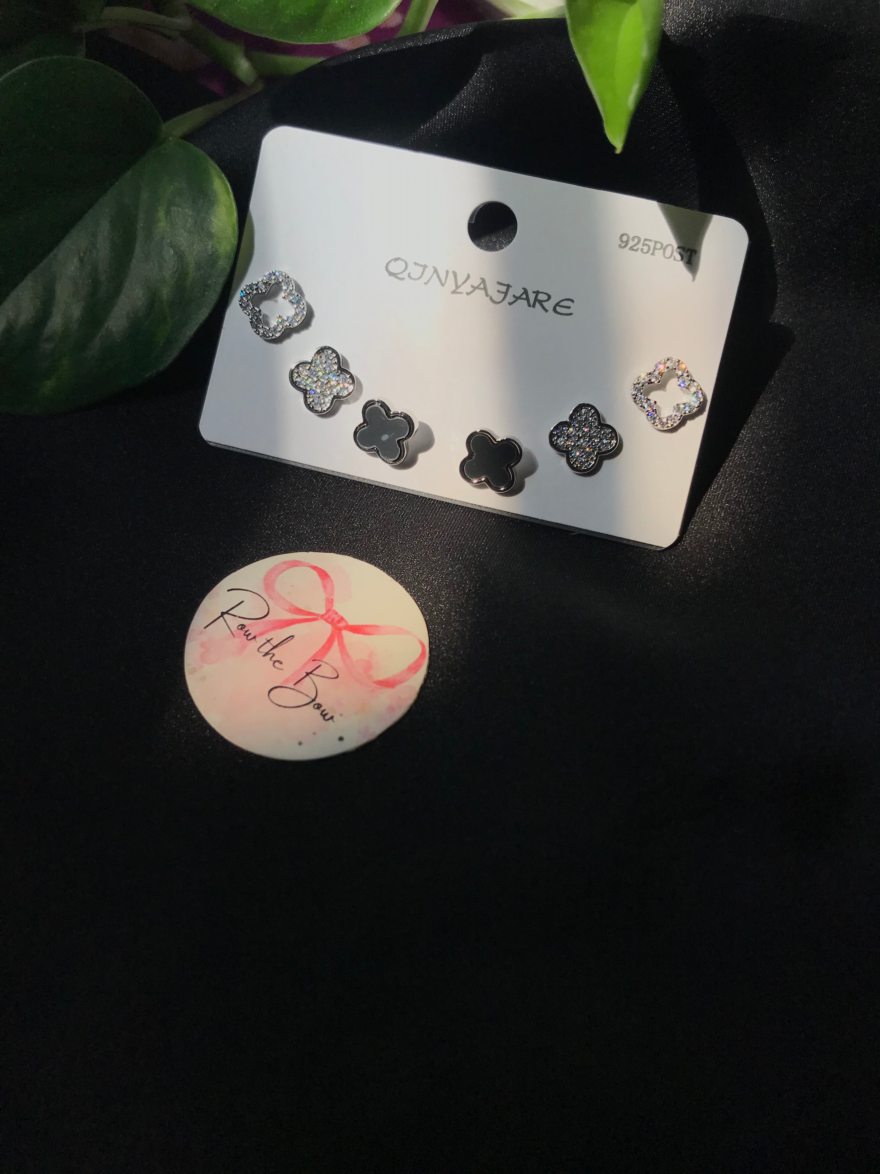 Leaf Stud set Silver