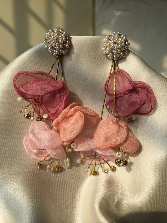 Floral Drop Earring