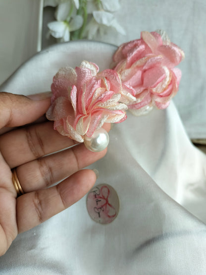 Pinkish Floral Earring