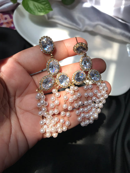 Pearl Tassel Earring