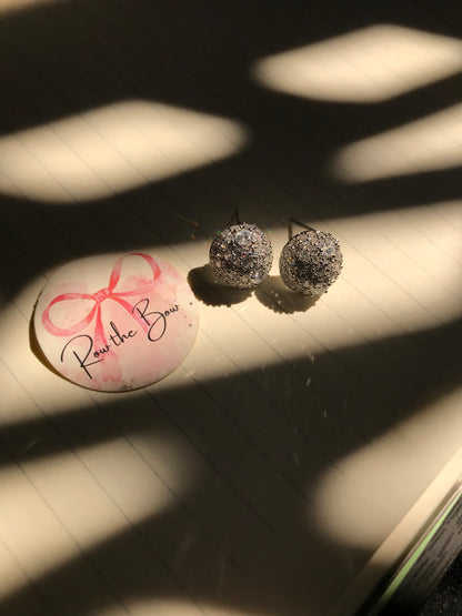 Button Earring(Silver)