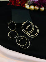 Load image into Gallery viewer, 3 pair Hoop Set-09

