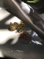 Load image into Gallery viewer, Stirling Golden Hoop
