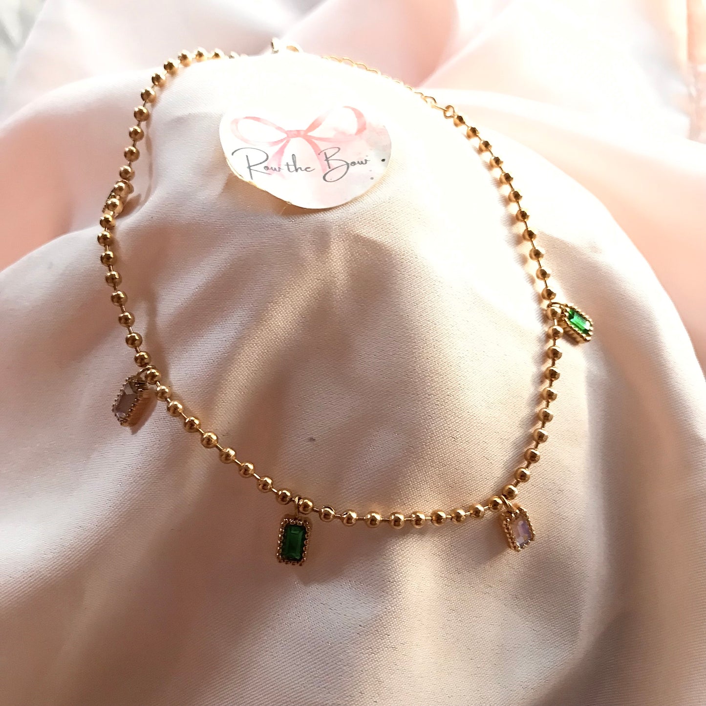 Multi Stone Adjustable Bracelet