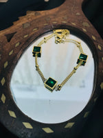 Load image into Gallery viewer, Ss green Bracelet
