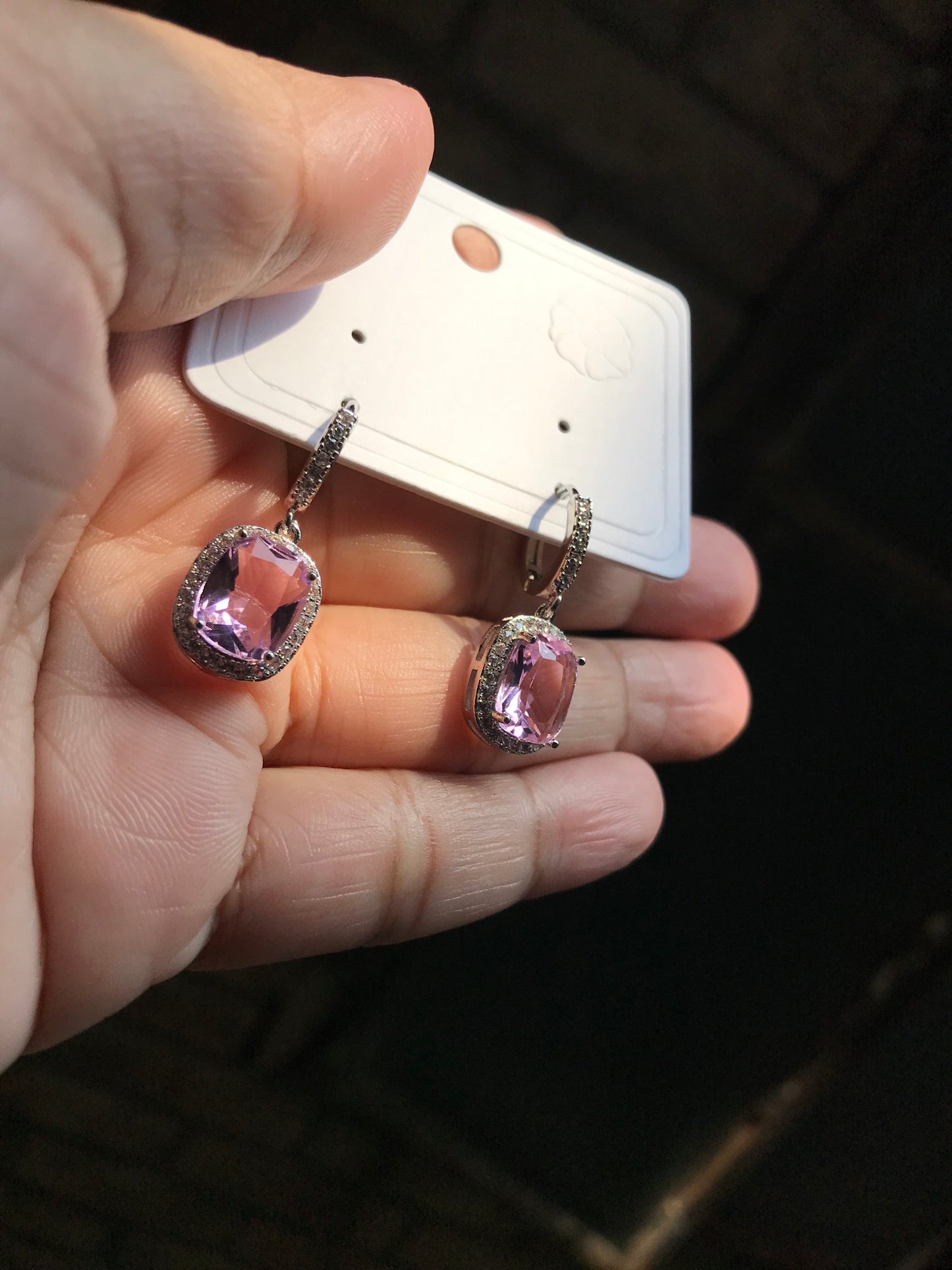 Starling Zircon Earring pink