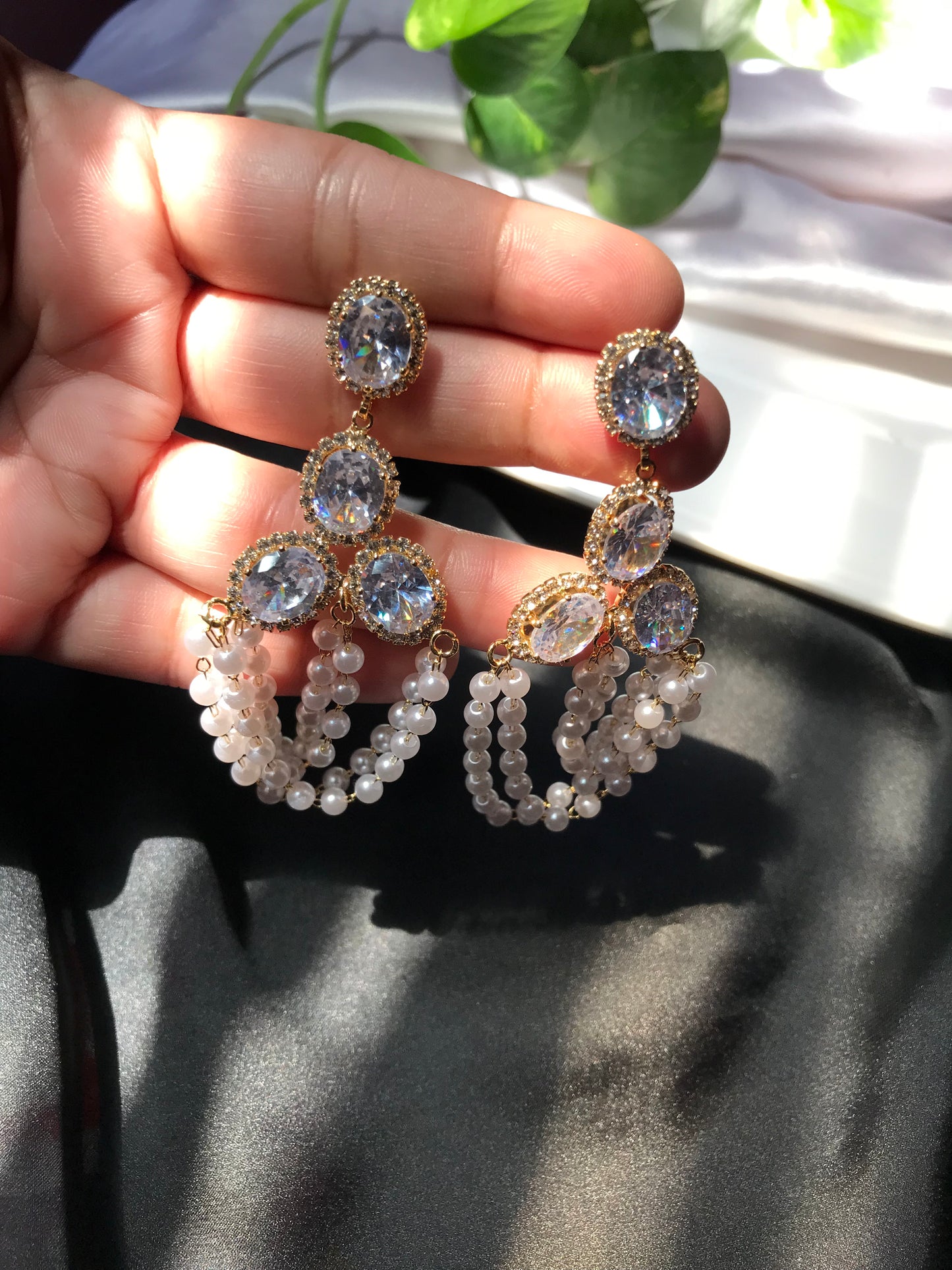 Pearl Tassel Earring