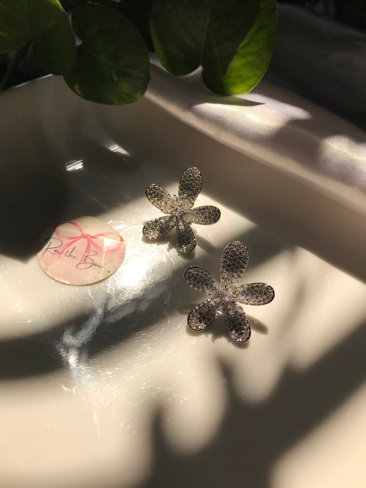 Penta Petal Floral Silver