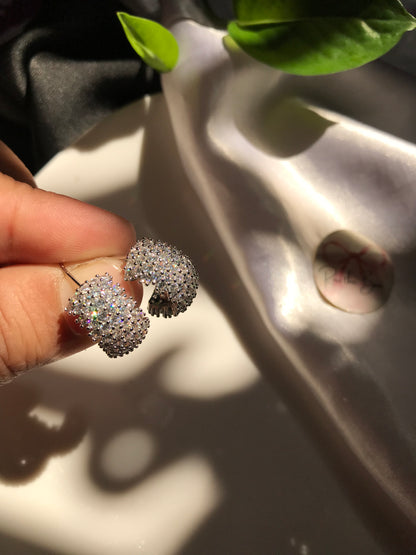 Stony Half Circle Silver