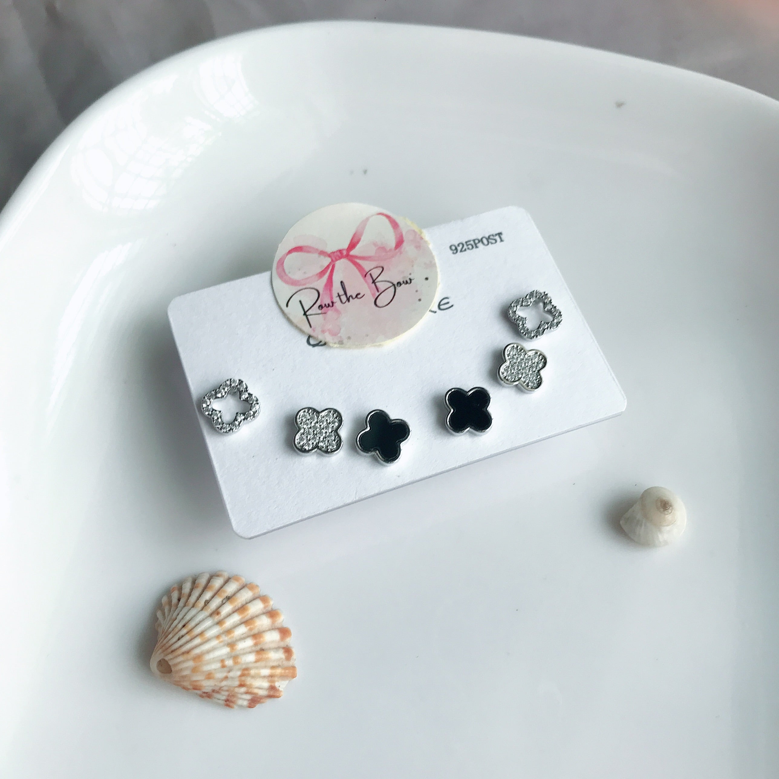Leaf Stud set Silver