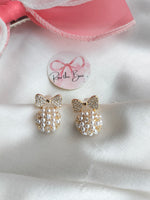 Load image into Gallery viewer, Kitty Bow earring
