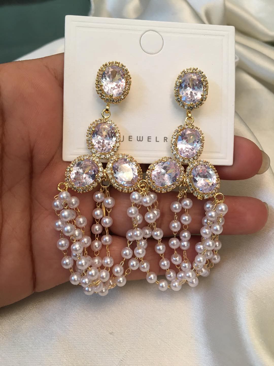 Pearl Tassel Earring