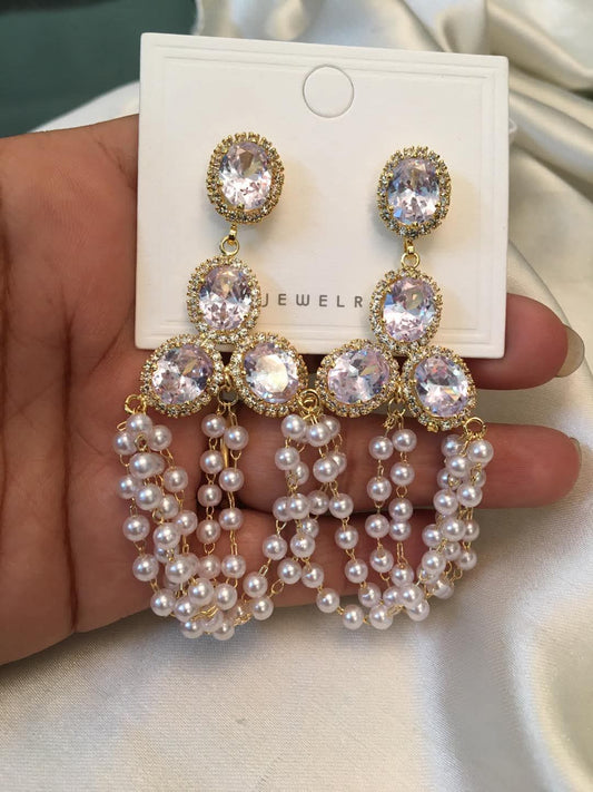 Pearl Tassel Earring