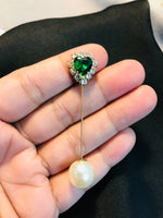 Load image into Gallery viewer, Hijab pearl/stone pin 06
