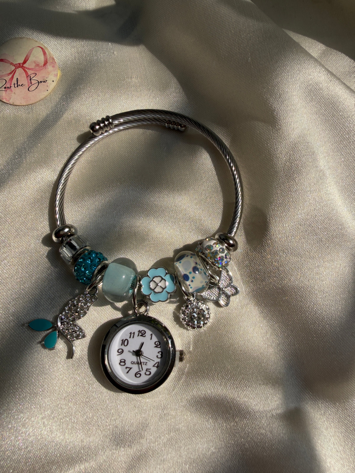 Charm watch blue