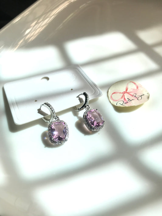 Starling Zircon Earring pink