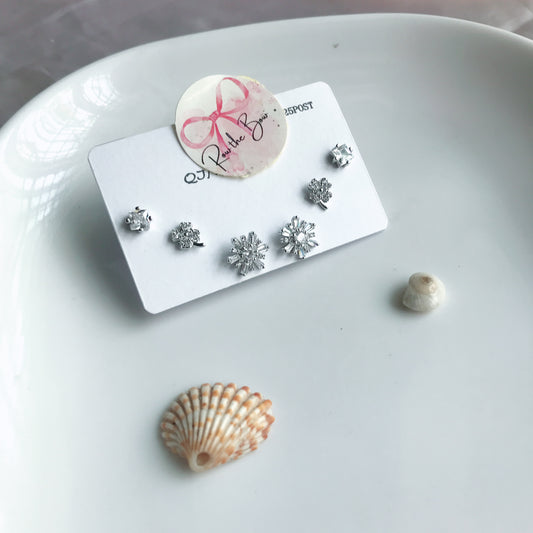 Stud Set-001(silver )