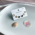 Load image into Gallery viewer, Leaf Stud Set Golden
