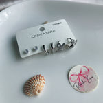 Load image into Gallery viewer, Stud Set-0038(Silver)
