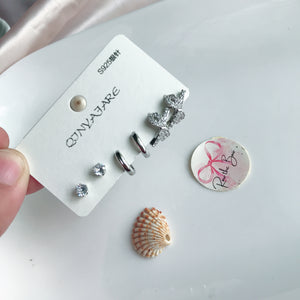 Stud Set-0038(Silver)