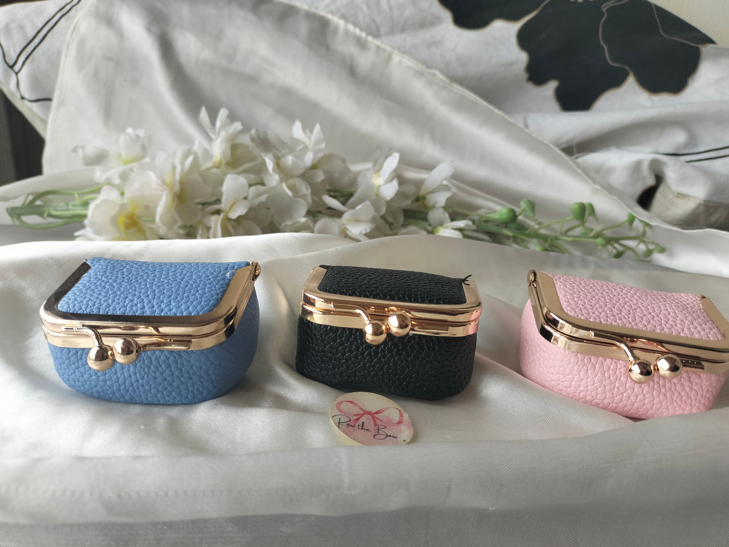 Leather Coin Purse Pink