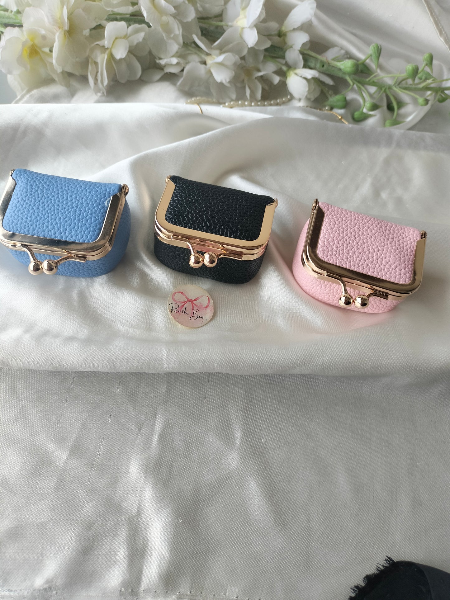 Leather Coin Purse Black