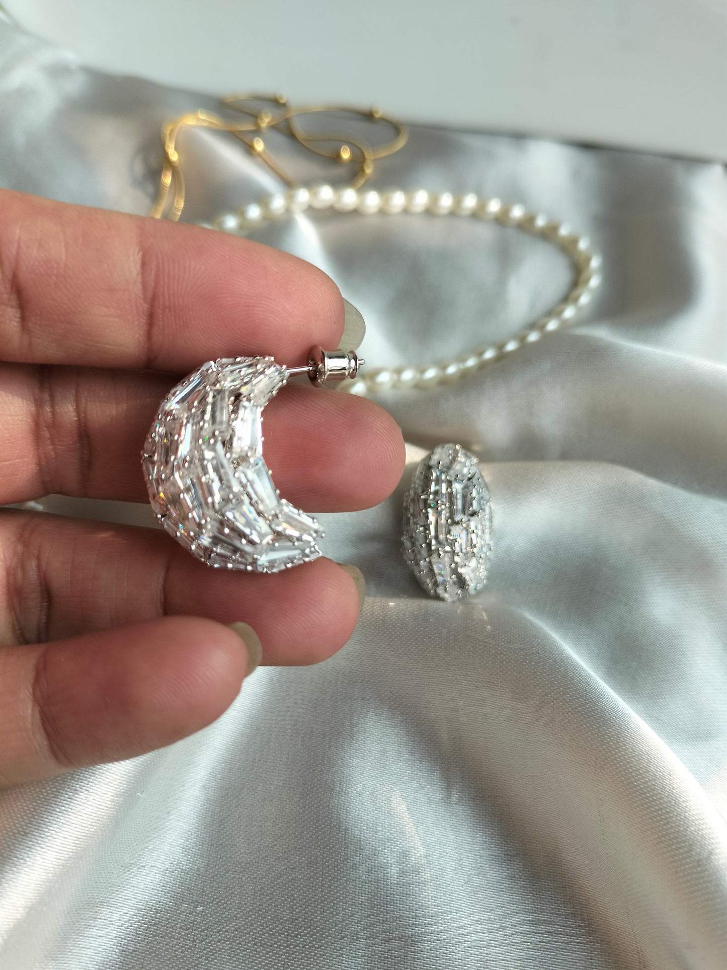 Silver Shine Earring