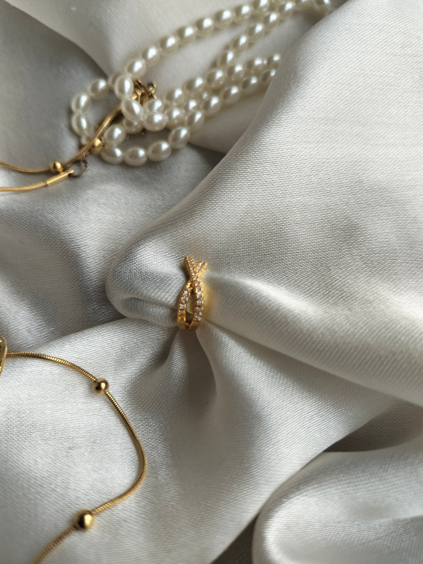 Golden Cross Ear Cuff