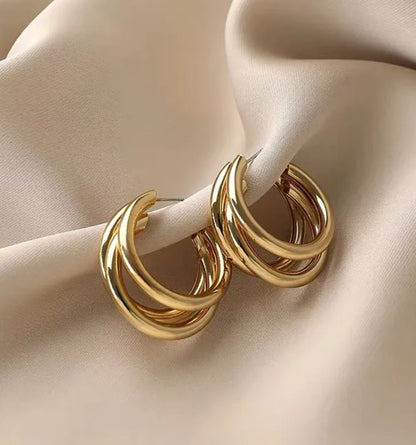 Retro Golden Tiny hoop