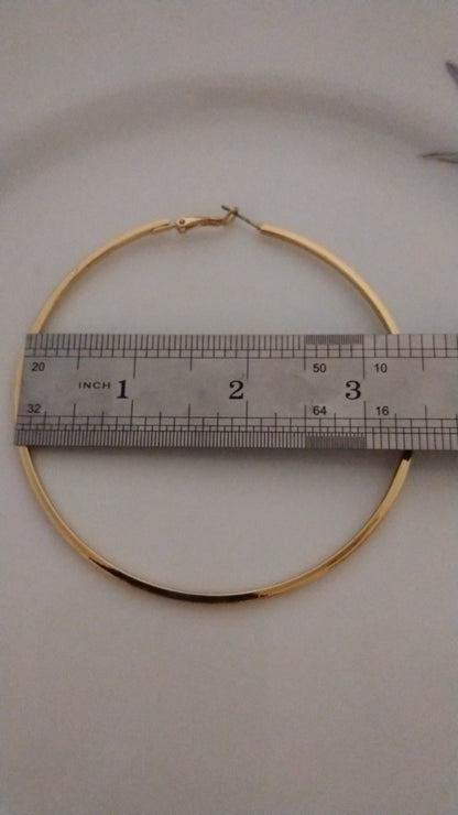 Plain big hoop